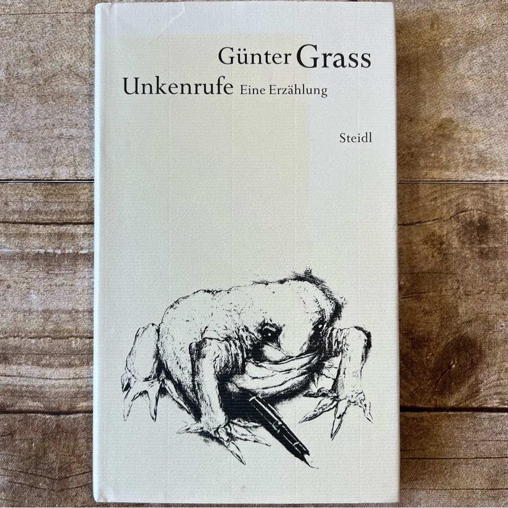 Gunter Grass Unkenrufe Eine Erzahlung German Language Steidl ISBN 3882434937‎